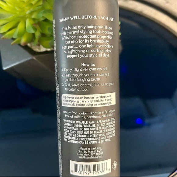 Kristin Ess Ultra Fine Workable Hairspray with Heat Protectant 🆕 - Picture 4 of 4